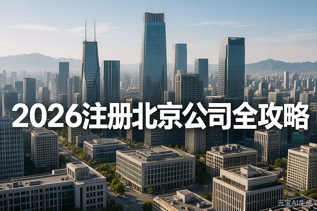 2026注册北京公司全攻略：流程+资料+费用+最新政策一文讲清