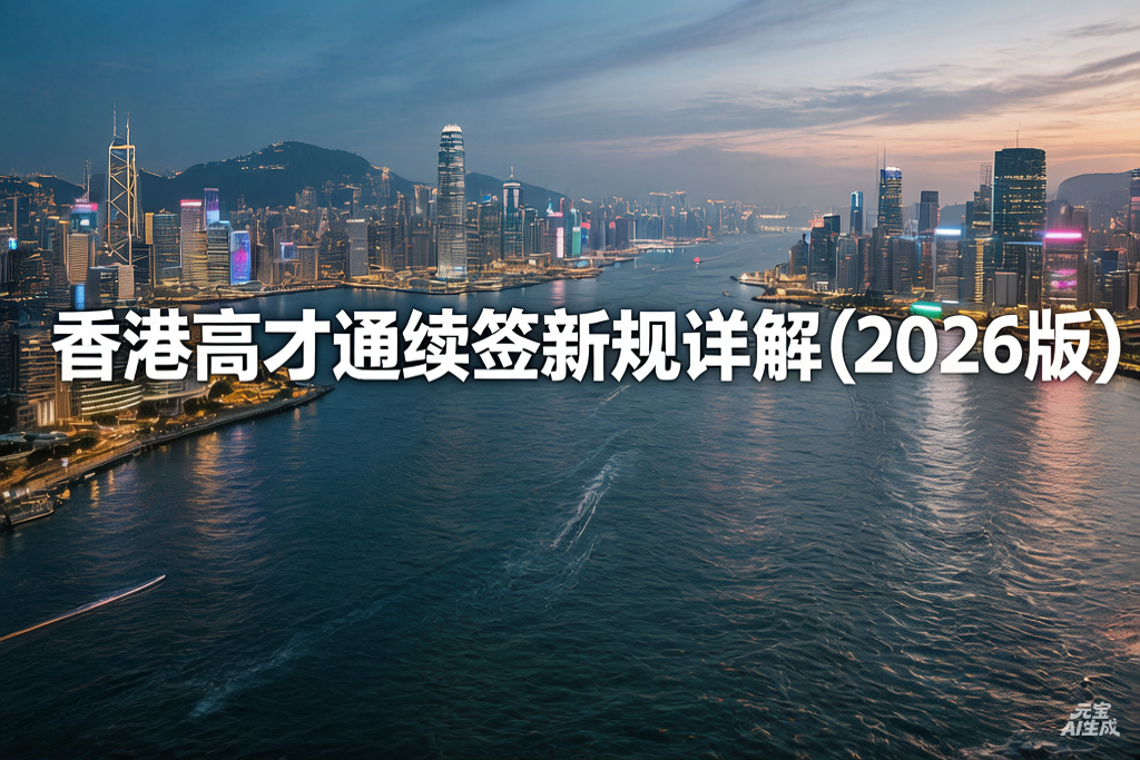香港高才通续签新规详解（2026）：抓住黄金窗口，避免近半拒签风险！
