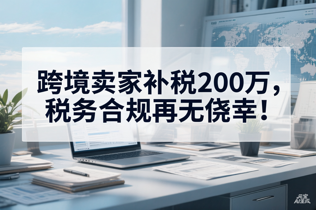 跨境电商卖家惊醒：补税200万惨痛教训，税务合规再无侥幸！