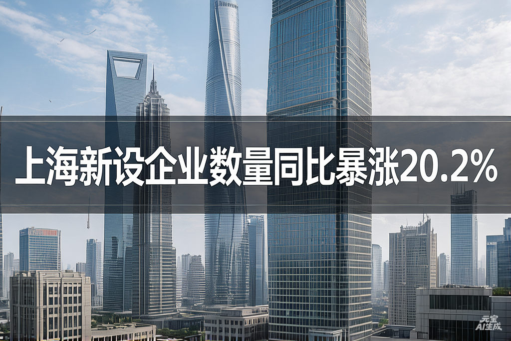 上海新设企业数量同比暴涨20.2%！为什么大家扎堆来上海创业？