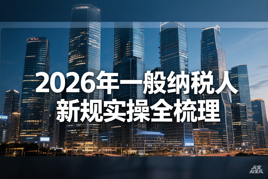 2026年一般纳税人新规实操全梳理：财务人必备的合规指南与风险提示