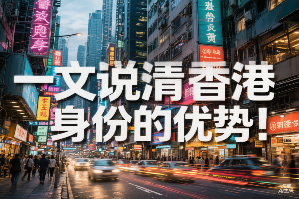 香港身份到底有什么用？一文说清香港身份的优势！