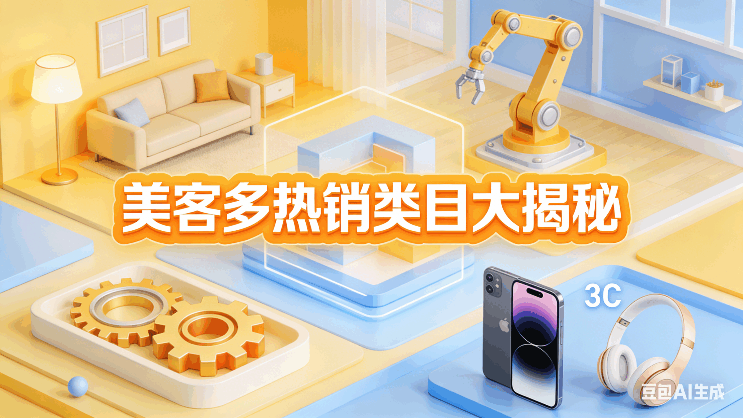 美客多热销类目大揭秘：家居、工业、3C哪个最好卖？