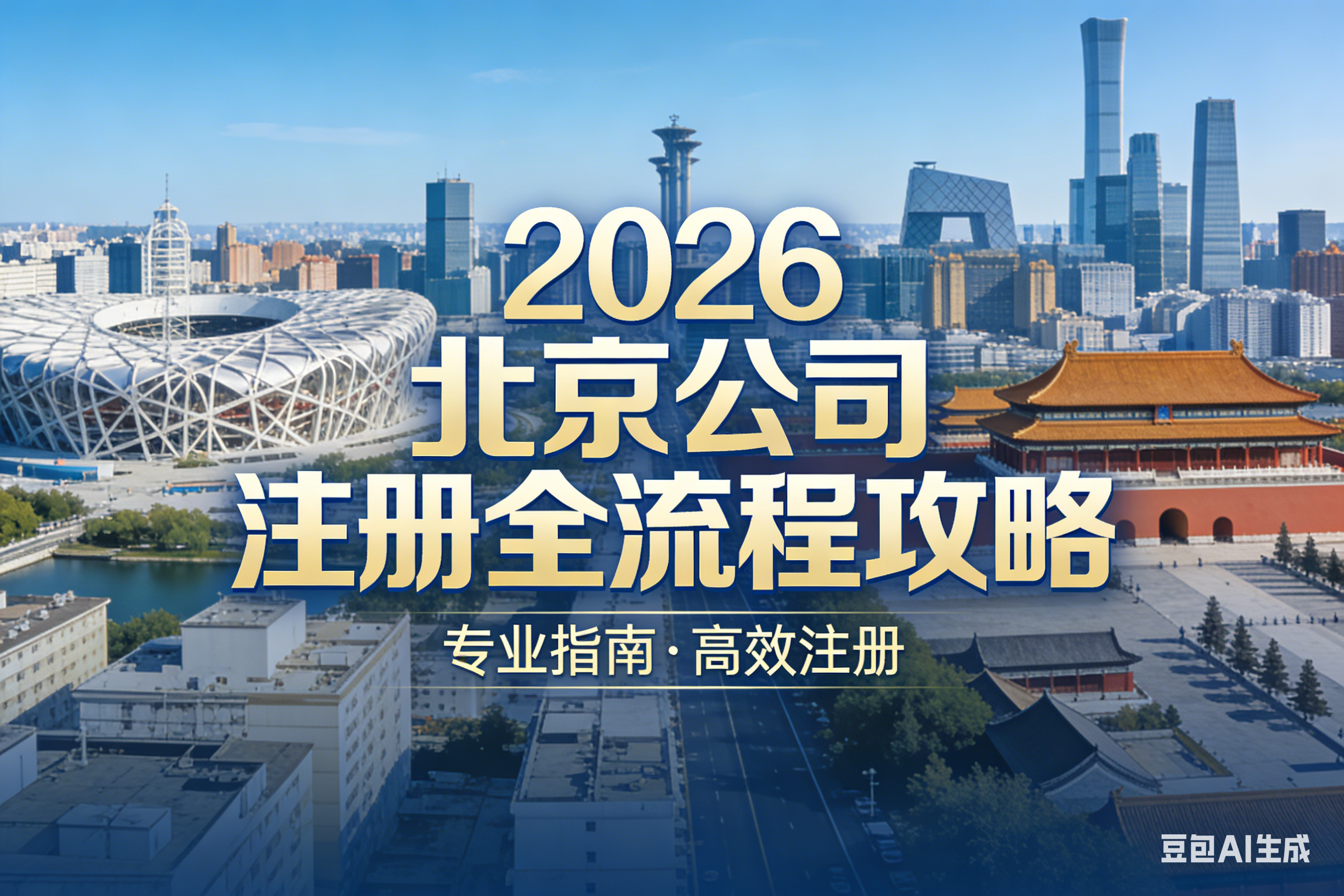 抢占北京科创高地！2026北京公司注册全流程攻略