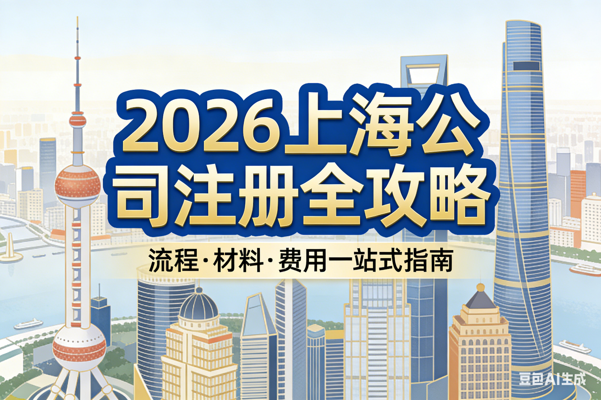 抢占上海电商新高地！2026上海公司注册全攻略：从0到1，手把手教你3天拿照！