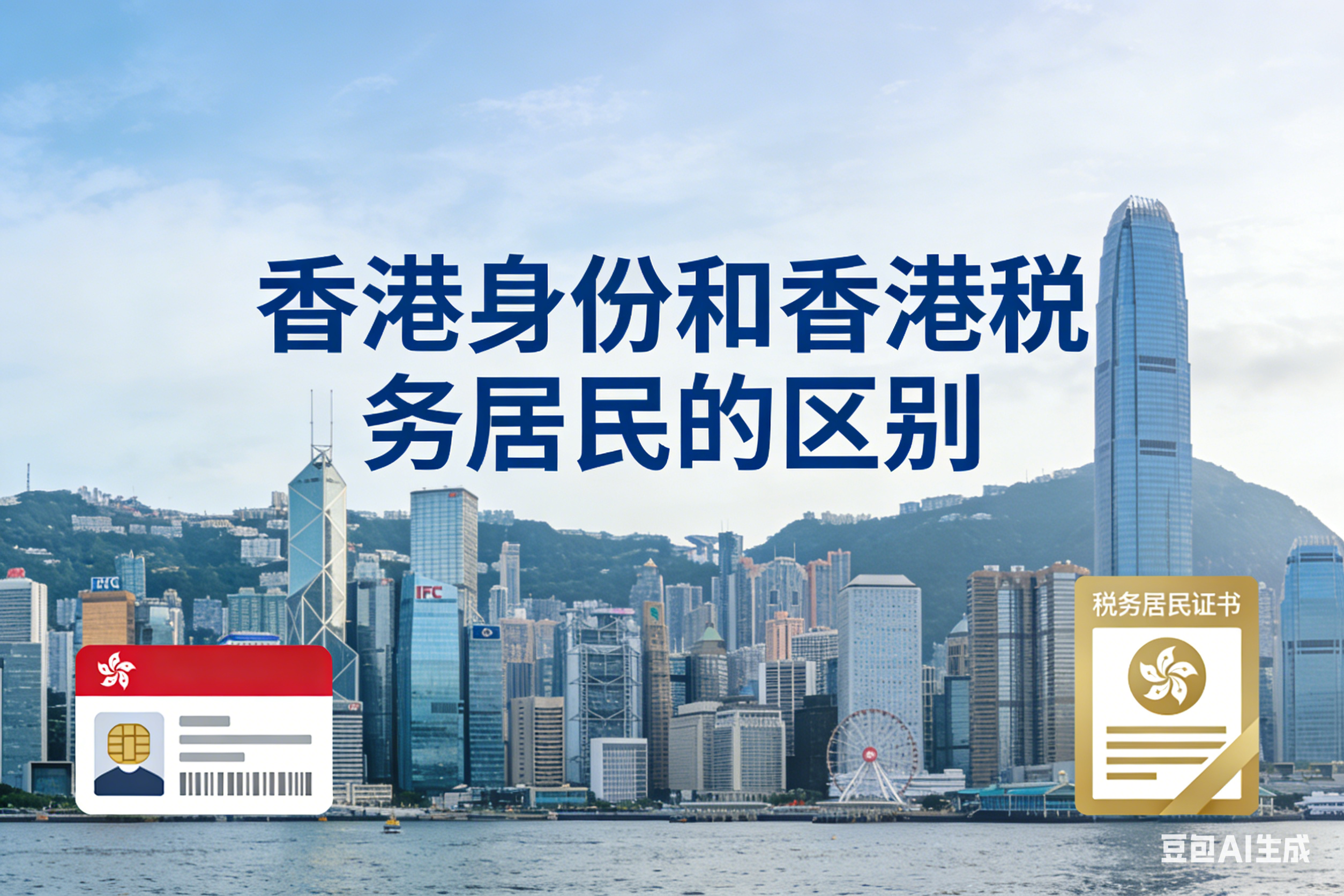 别搞混！香港身份≠香港税务居民，一文看懂二者的区别、申请攻略！