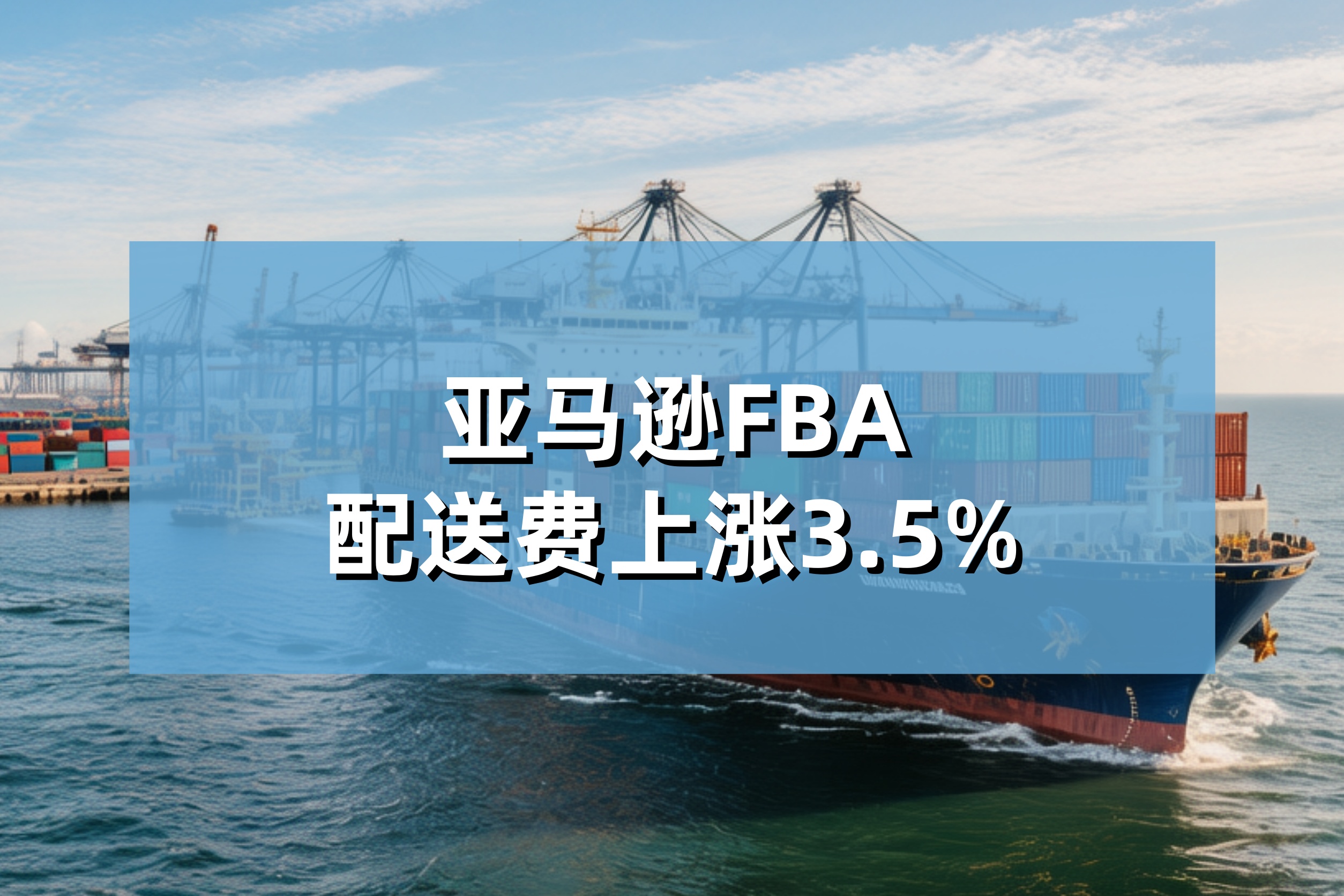 2026年4月亚马逊FBA配送费上涨3.5%最新通知：美国欧洲站附加费对比及卖家降本策略