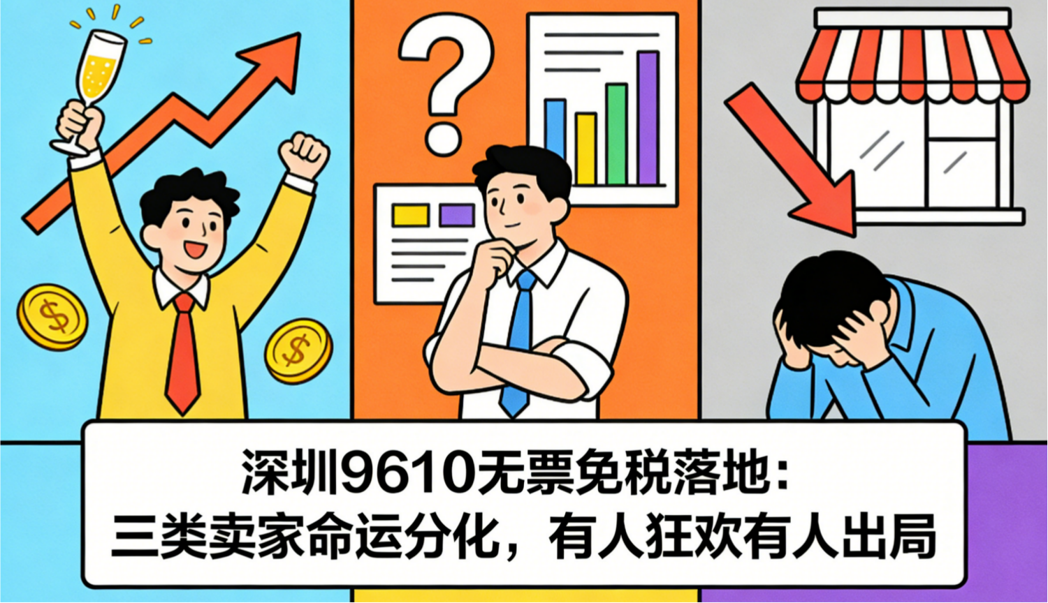 深圳9610无票免税落地： 三类卖家命运分化，有人狂欢有人出局