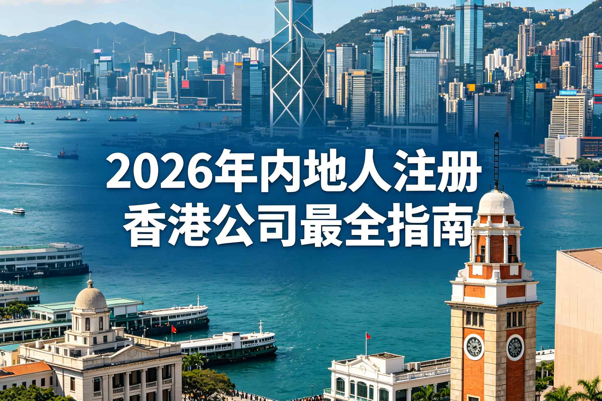 香港新政红利下，无需赴港即可注册！2026年内地人注册香港公司最全指南：从合规注册到银行开户