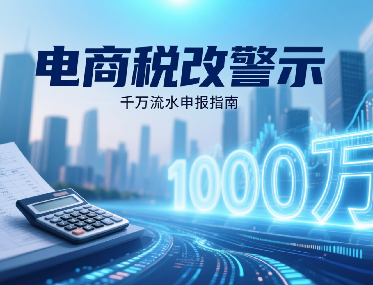 电商税务新政全面落地，千万流水商家合规申报指南