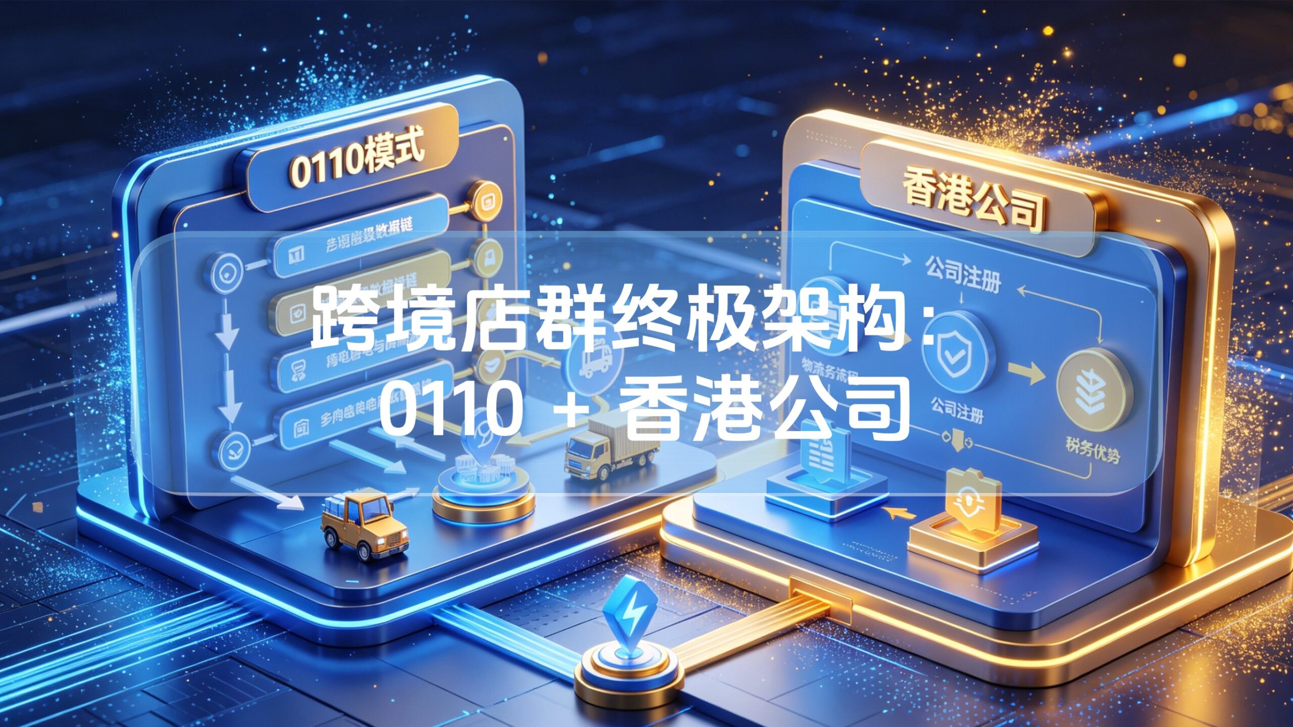 跨境店群终极架构：0110 + 香港公司，为什么无可替代？