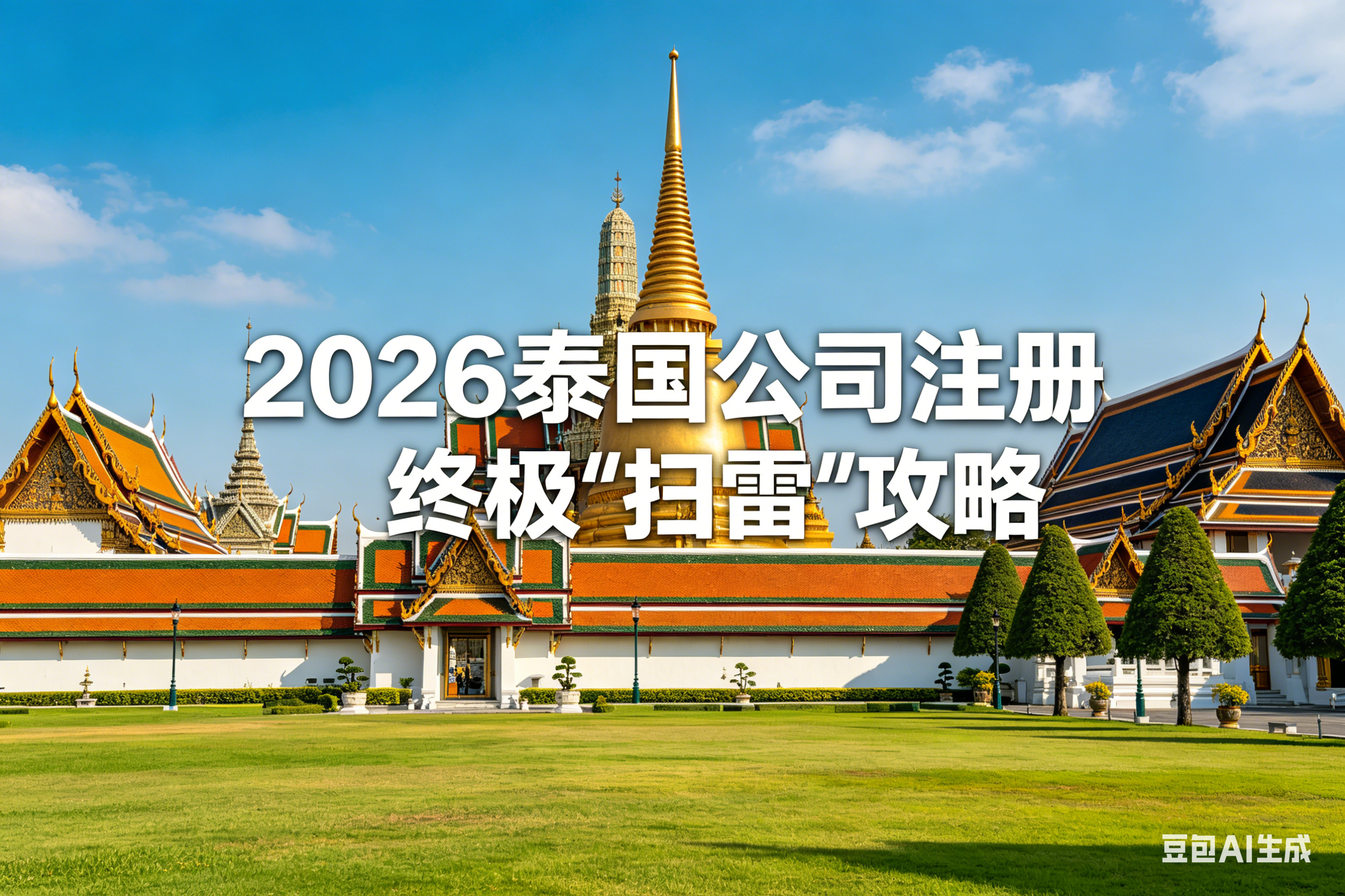 2026泰国公司注册终极“扫雷”攻略！中资老板疯狂抢滩，这5个大坑踩中一个就白干