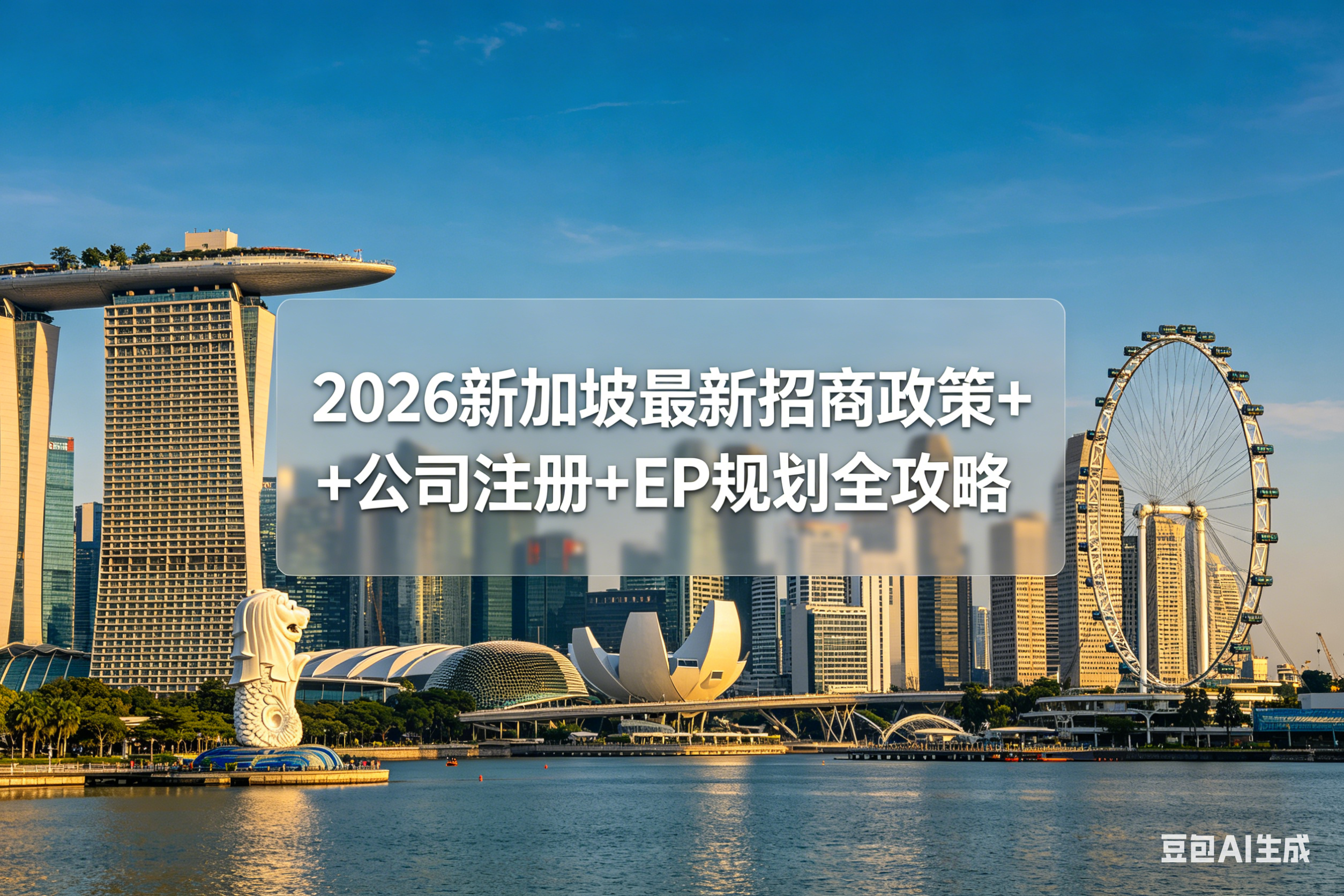 政策红利加码，为什么现在是规划新加坡公司的好时机？跨境电商、外贸老板必看！2026最新招商政策+公司注册+新加坡 EP规划全攻略