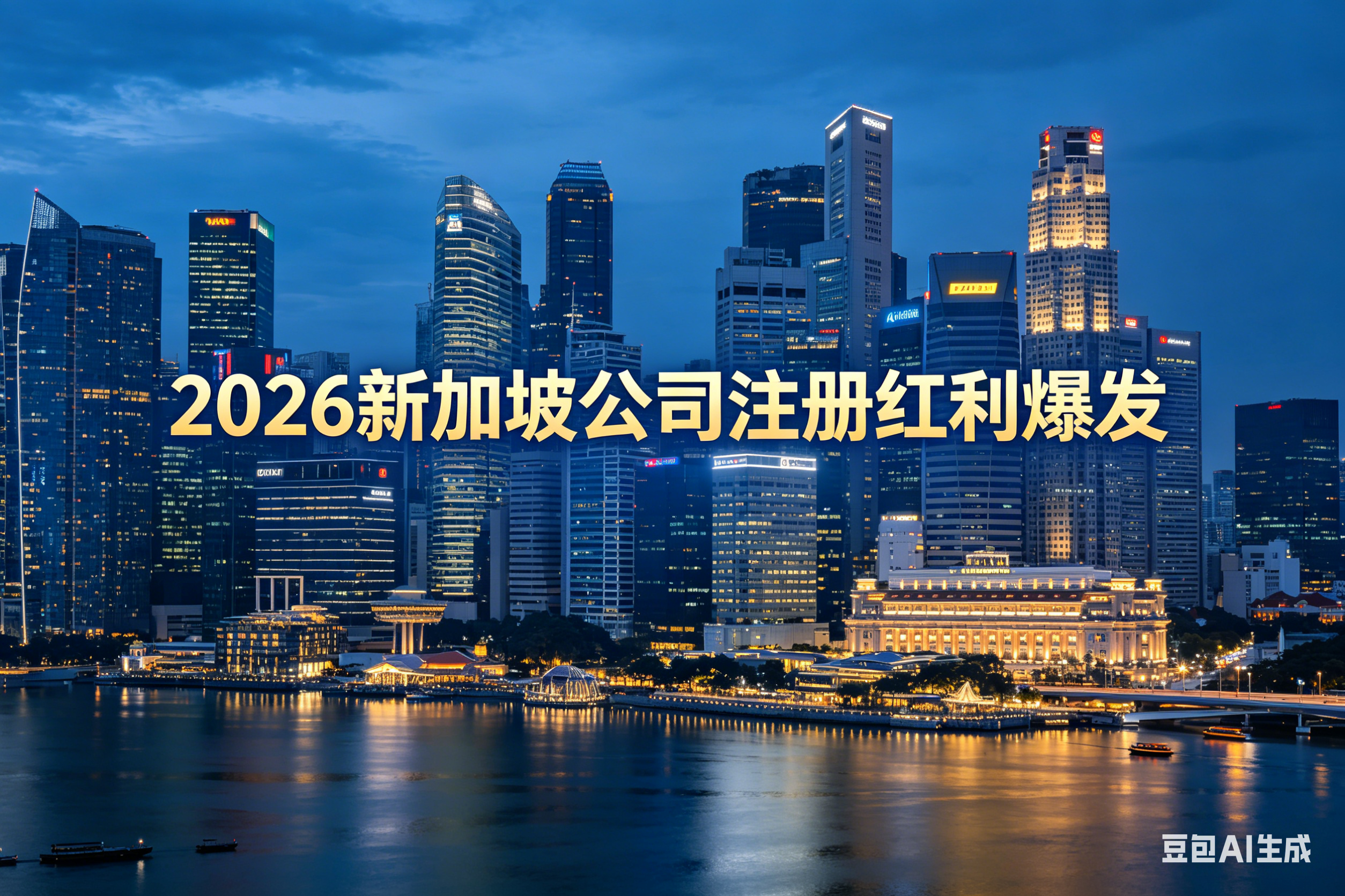 2026新加坡公司注册红利爆发！40%退税+70%补贴，跨境老板抢疯了！