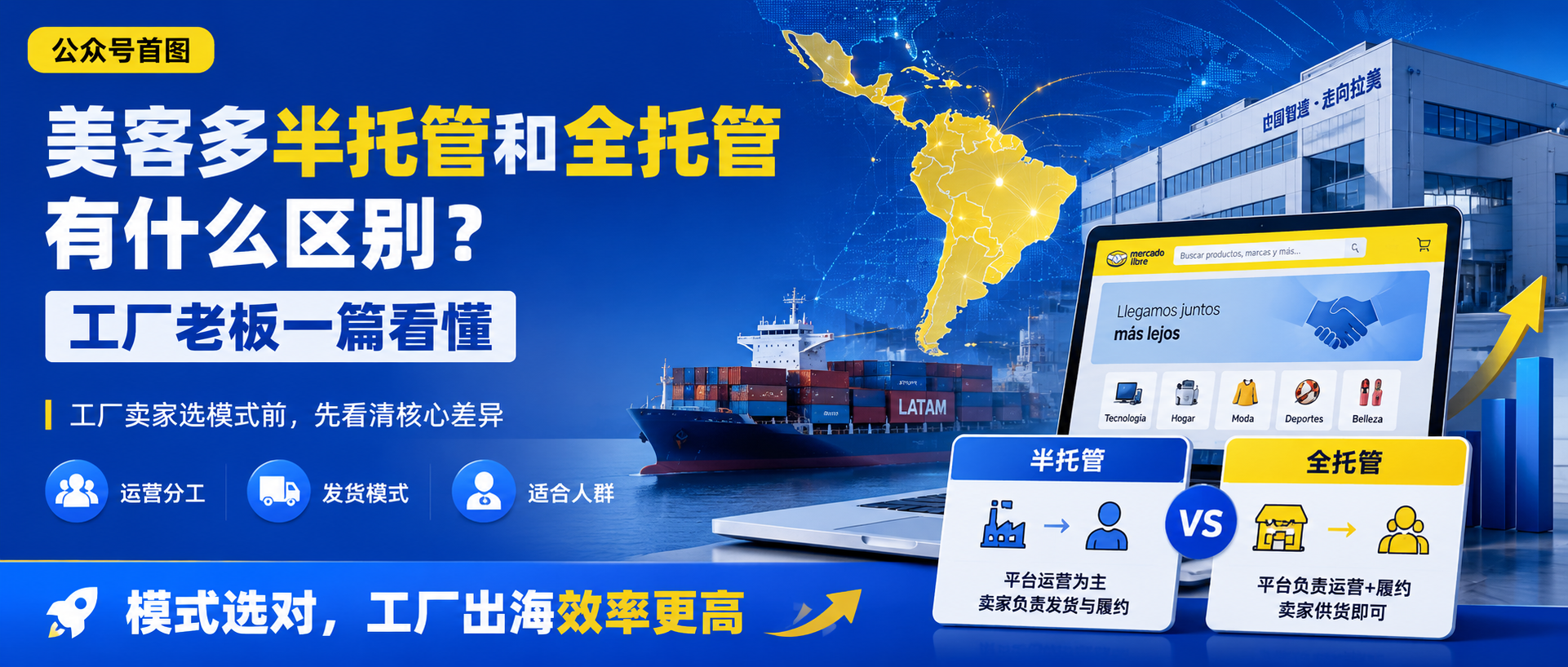 美客多半托管和全托管有什么区别？工厂老板一篇看懂