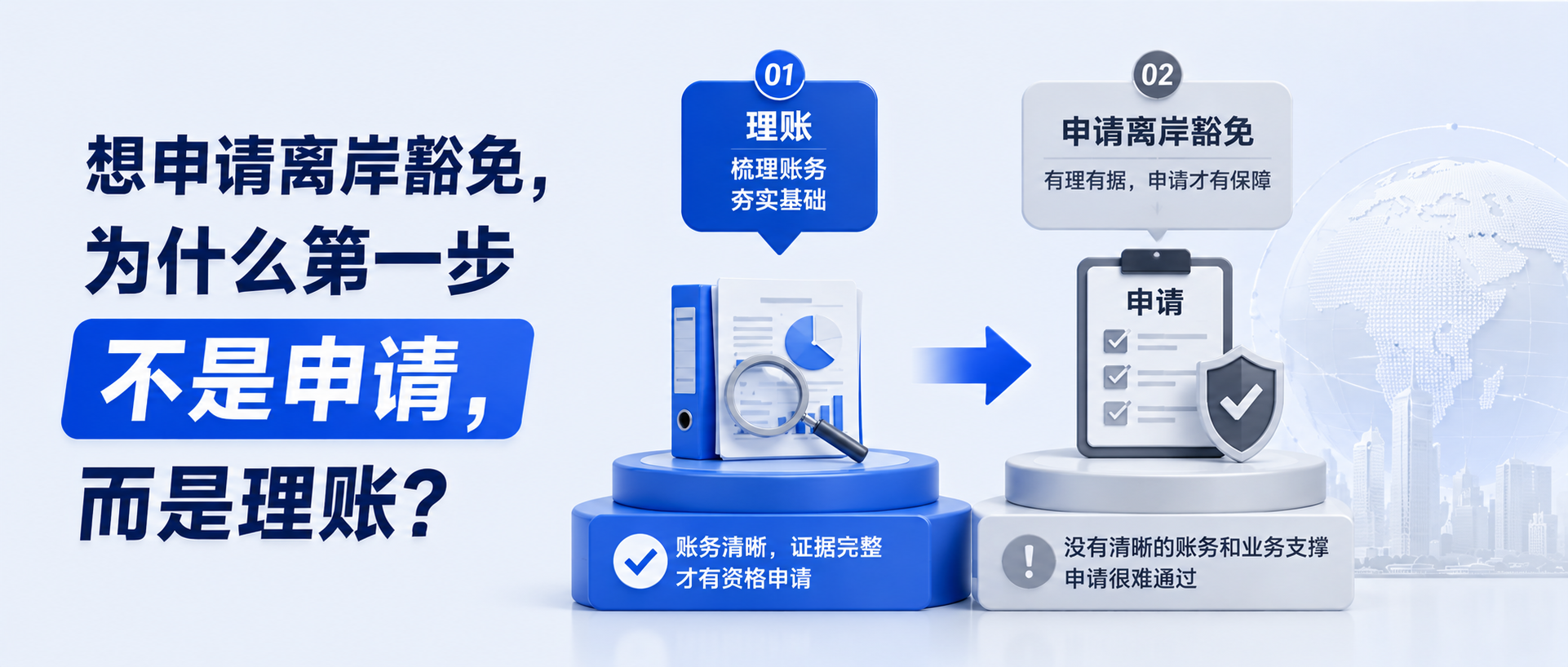 香港公司申请离岸豁免，为什么第一步不是申请，而是理账？