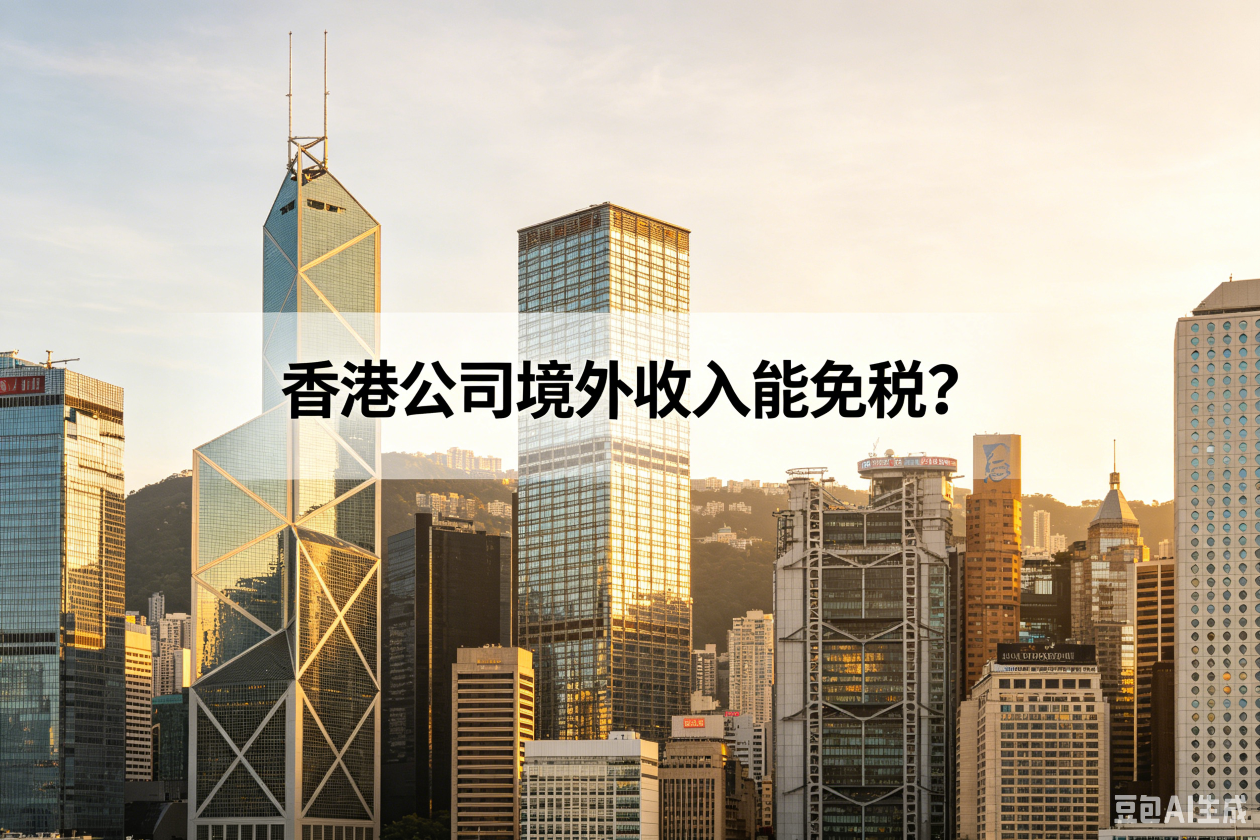 香港公司境外收入能免税？很多老板不是不符合，而是账没做对
