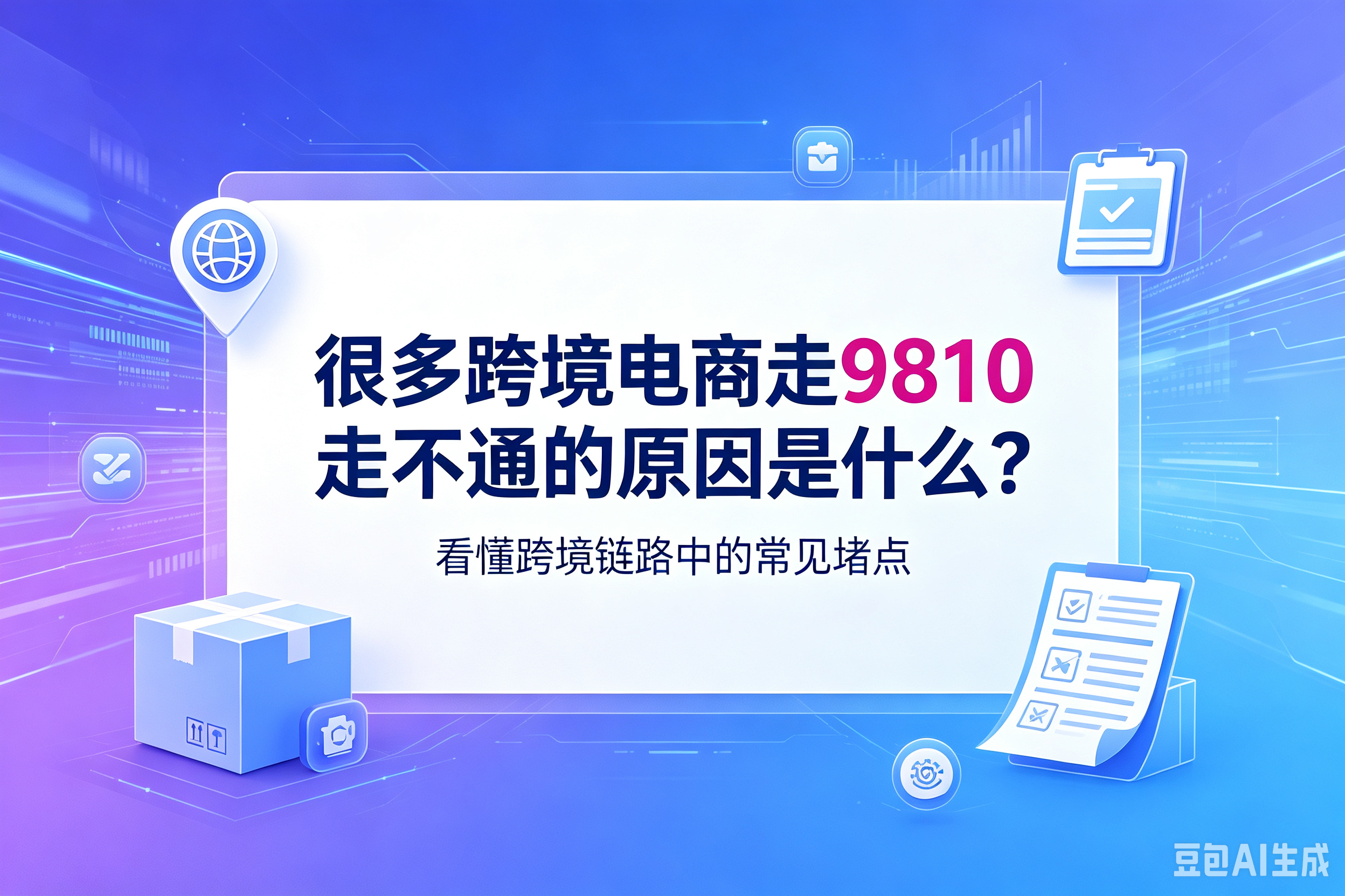 很多跨境电商走9810走不通的原因是什么？