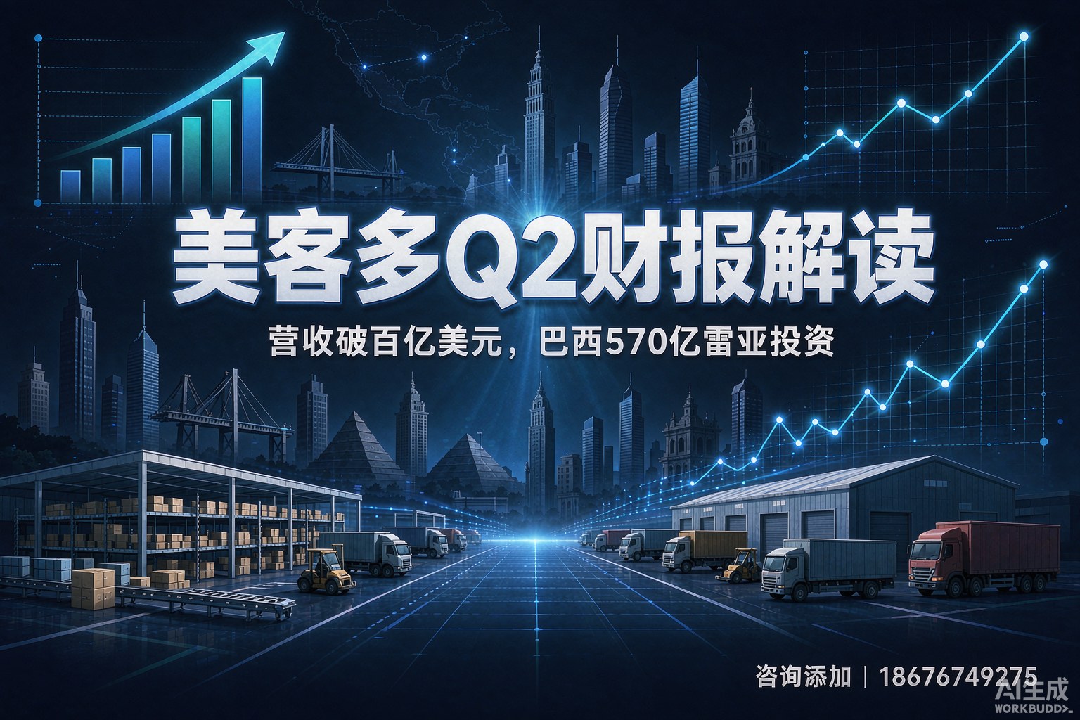 美客多Q2财报解读：营收破百亿美元，巴西570亿雷亚物流投资，卖家机会在哪？