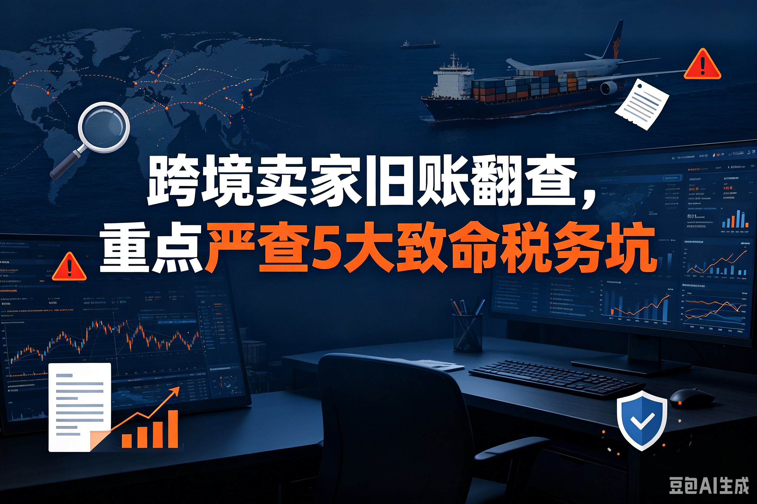倒查2022‑2025！跨境卖家旧账翻查，重点严查5大致命税务坑